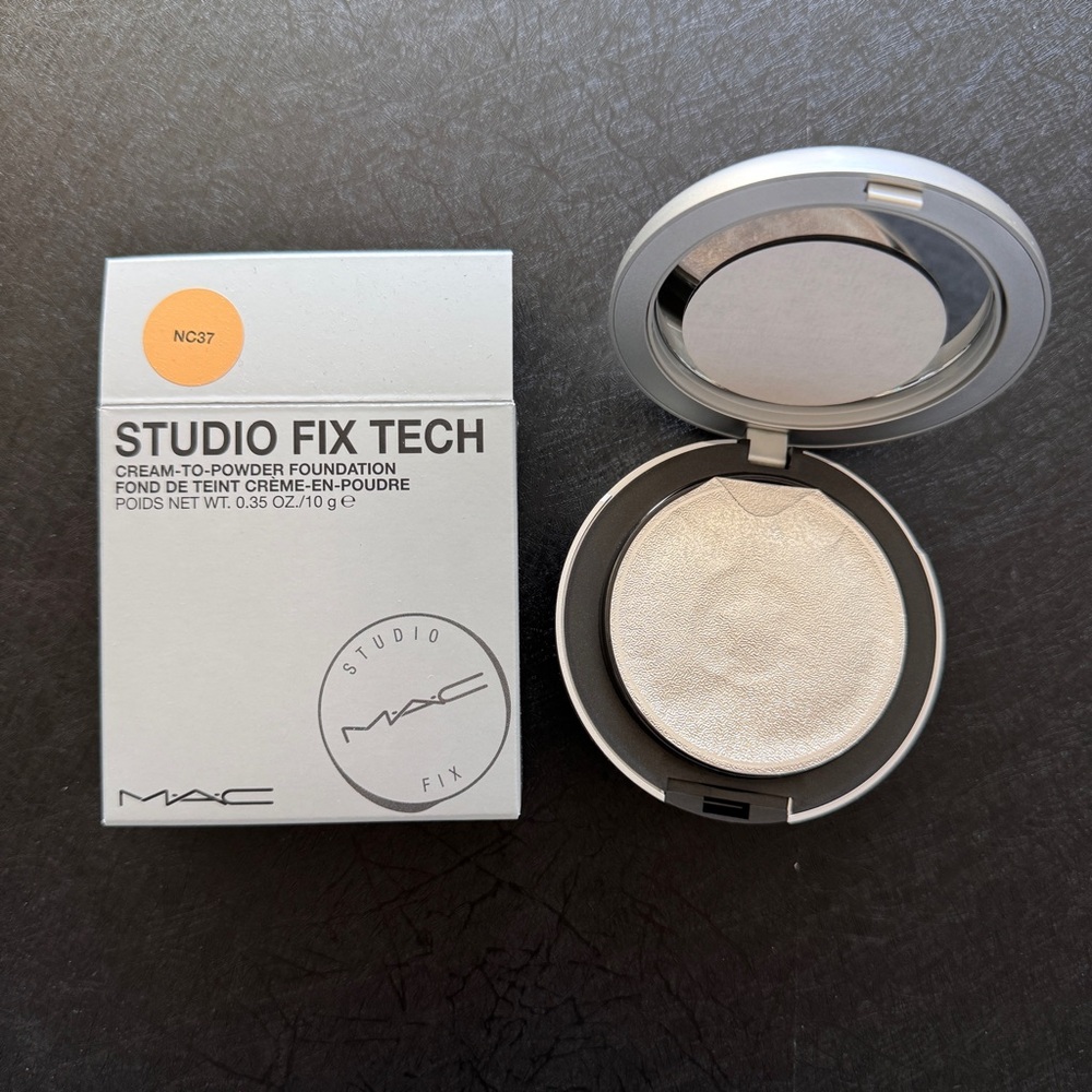 Mac Studio Fix Tech Cream To Powder Foundation NC37 Natural Matte Finish